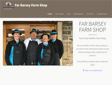 Tablet Screenshot of farbarseyfarmshop.co.uk